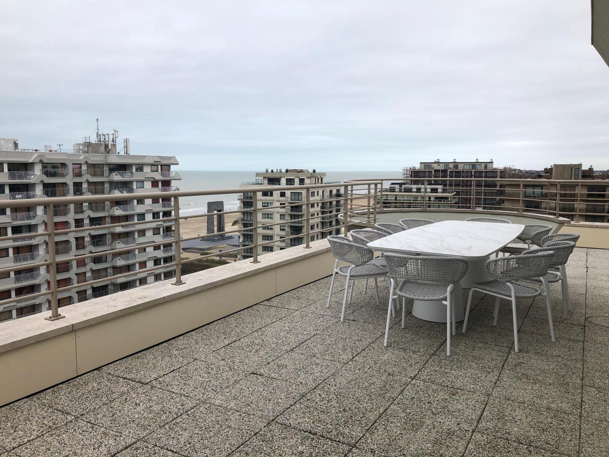 Duplex Penthouse Super Zeezicht Apartment De Panne Exterior foto